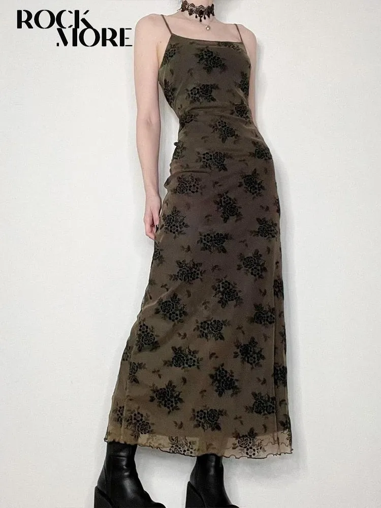 'Last Stand' Black Mesh Grunge Dress