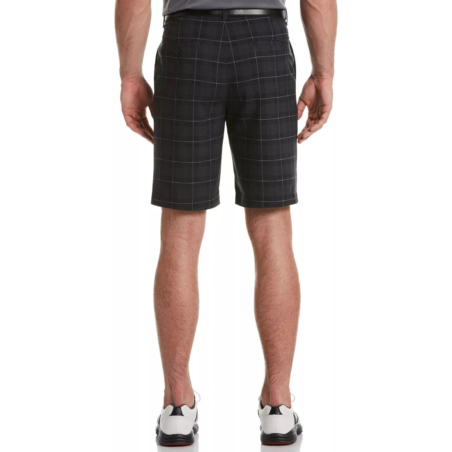 Men's MotionFlow 360 Grand Slam Plaid Golf Shorts, Bright White