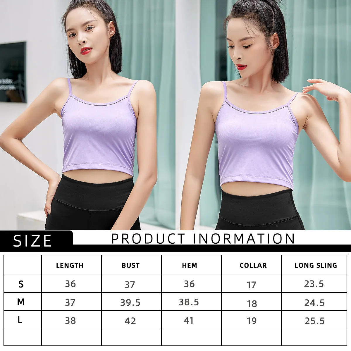 Sidiou Group Anniou Summer Women's UPF50  Camisole Sun Protection Sleeveless Breathable Fitness T-shirt High Elastic Yoga Tank Tops